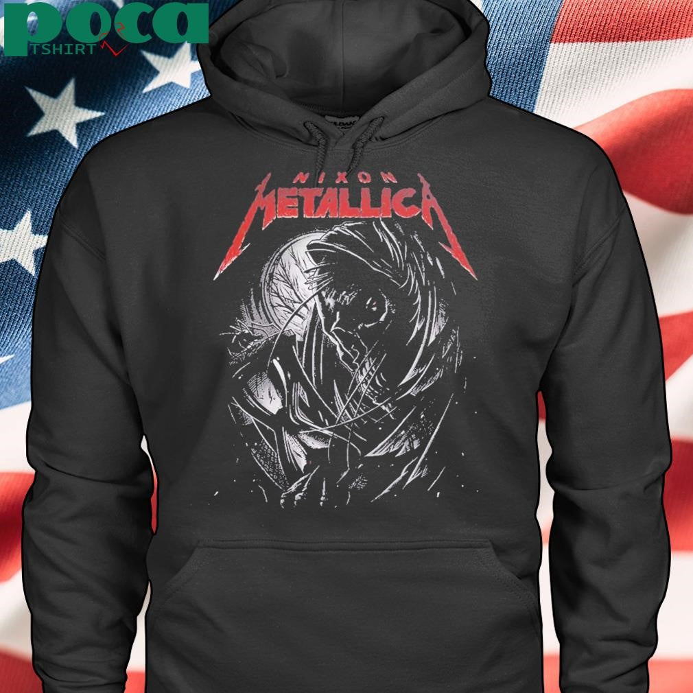 Metallica x Nixon Watch Shirt Heavy Metal Rock Tour Vntg Graphic Design Unisex T-Shirt