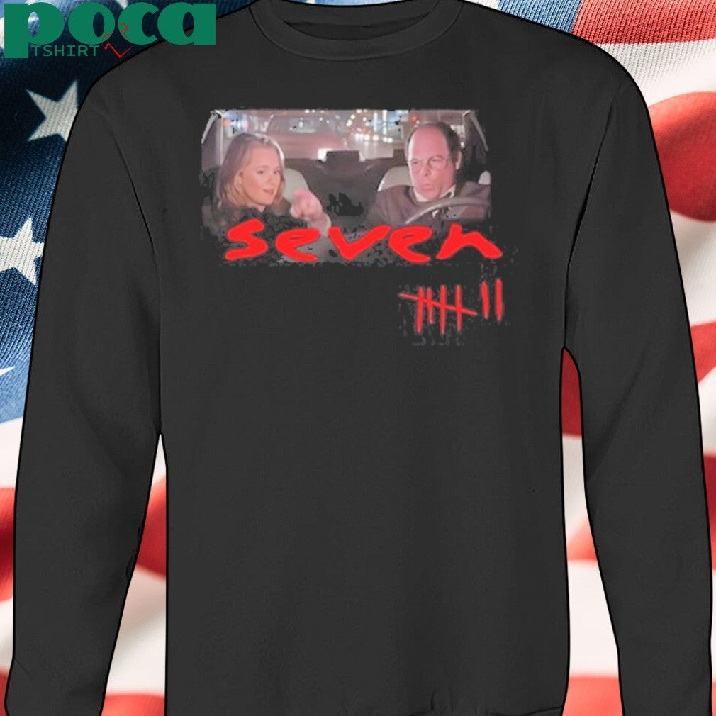 Methsyndicate Seven X Seinfeld Movie Spoof T-Shirt