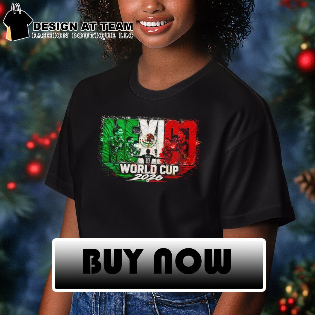 Mexico Soccer World Cup 2026 Mexican flag shirt