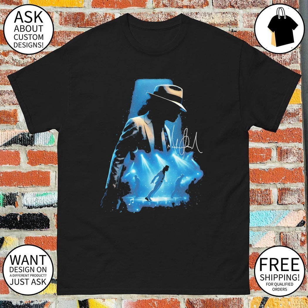 Michael Jackson King of pop tribute signature shirt