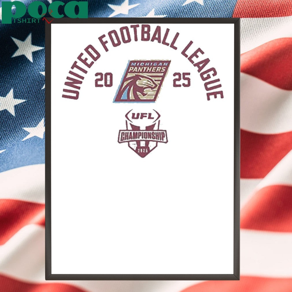Michigan Panthers 2025 Ufl Championship Game Shirt