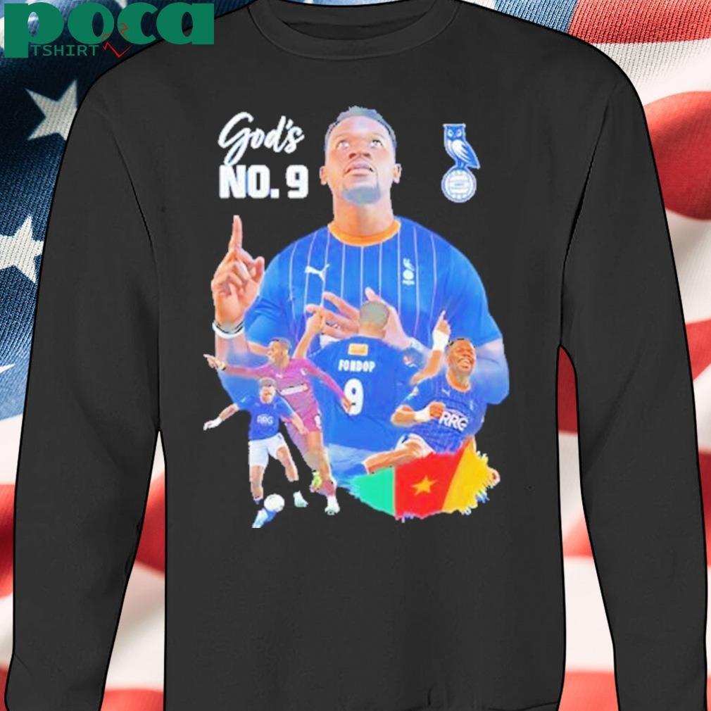 Mike Fondop Talom Gods No9 Oldham Athletic Afc Shirt