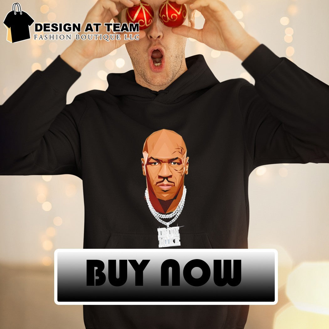 Mike Tyson Iron Mike big head sketch shirt