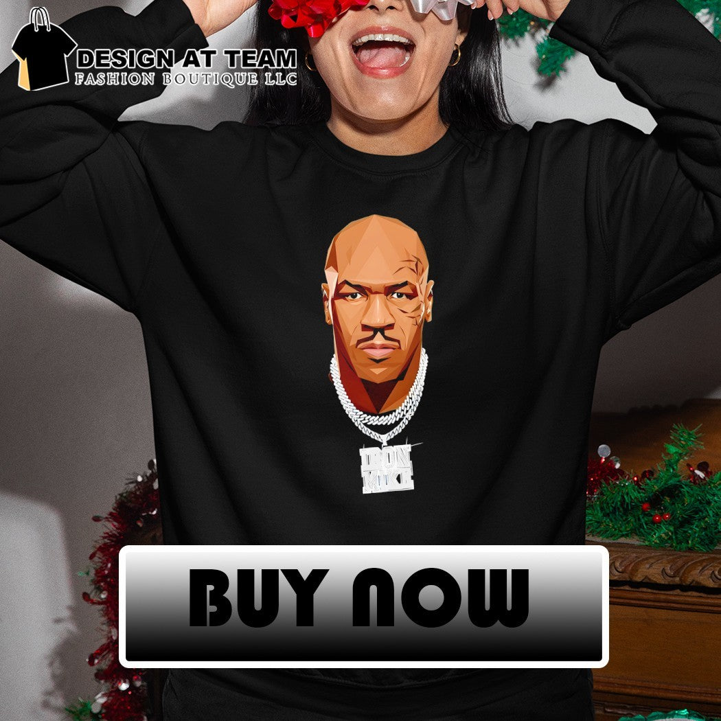 Mike Tyson Iron Mike big head sketch shirt