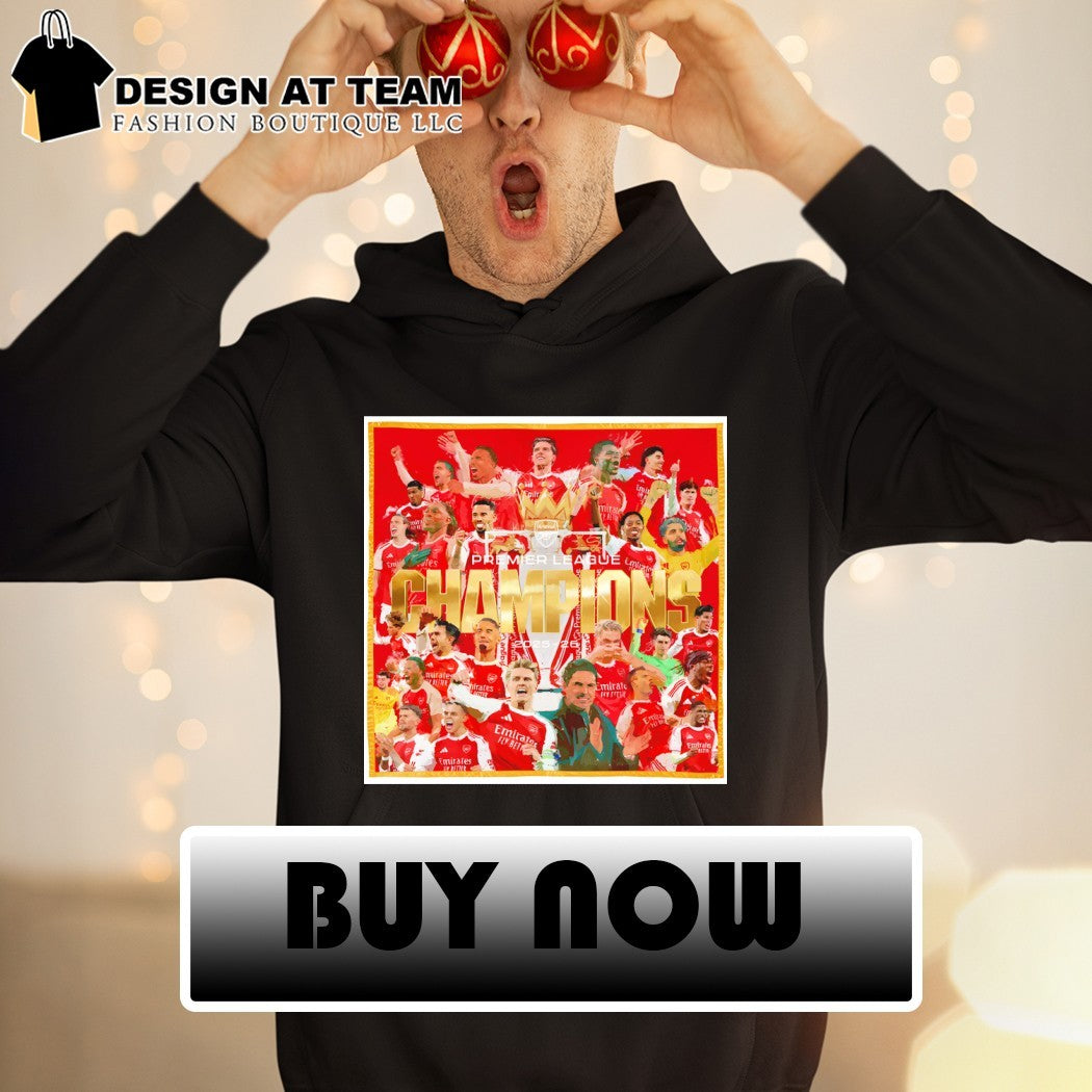 Mikel Arteta Arsenal FC All Team Premier League Champions 2025 26 shirt