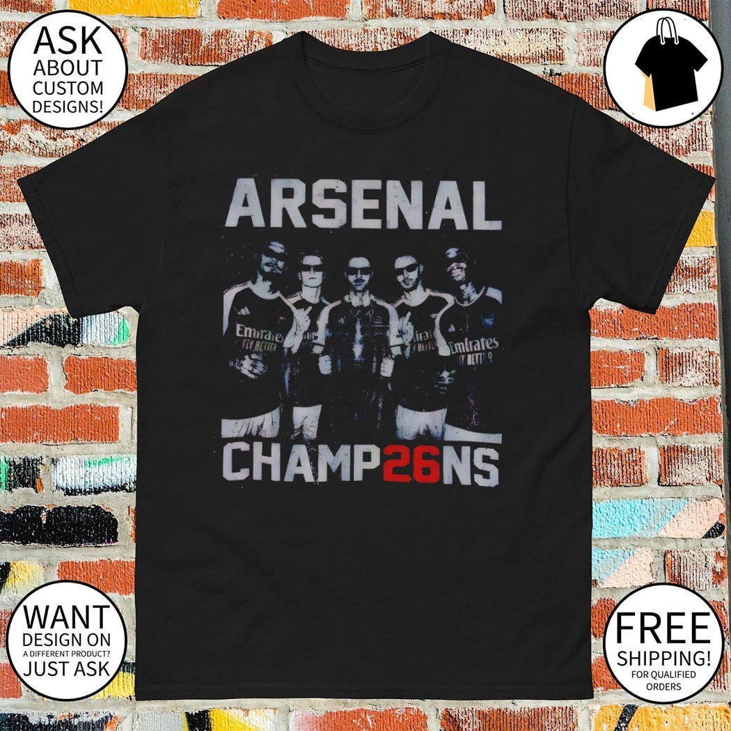 Mikel Arteta Bukayo Saka Martin Arsenal Premier League FC Champions 25 26 shirt