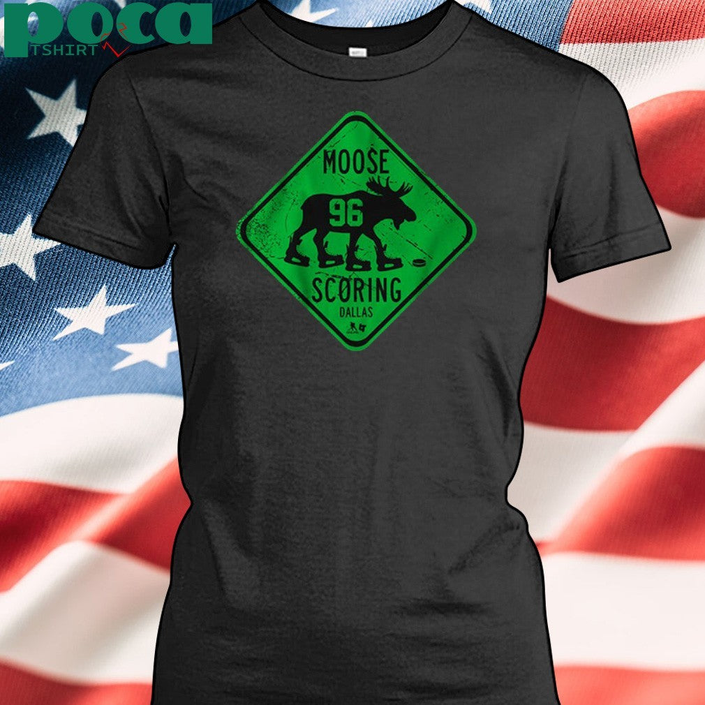 Mikko Rantanen Moose Scoring Dallas Sign shirt