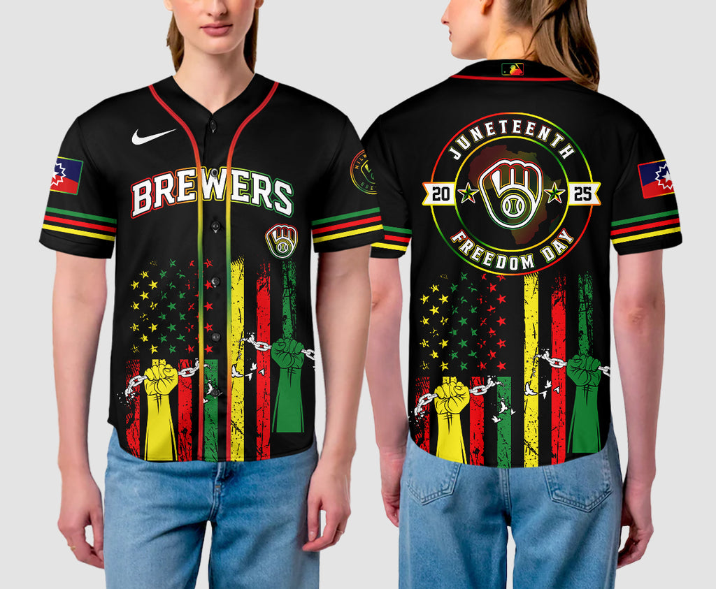 Milwaukee Brewers Juneteenth Day 2025 Jersey