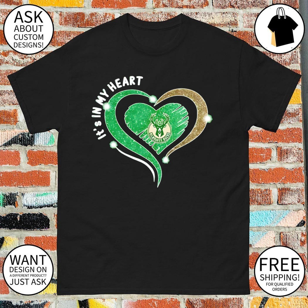 Milwaukee Bucks it’s in my Heart Basketball NBA 2026 shirt