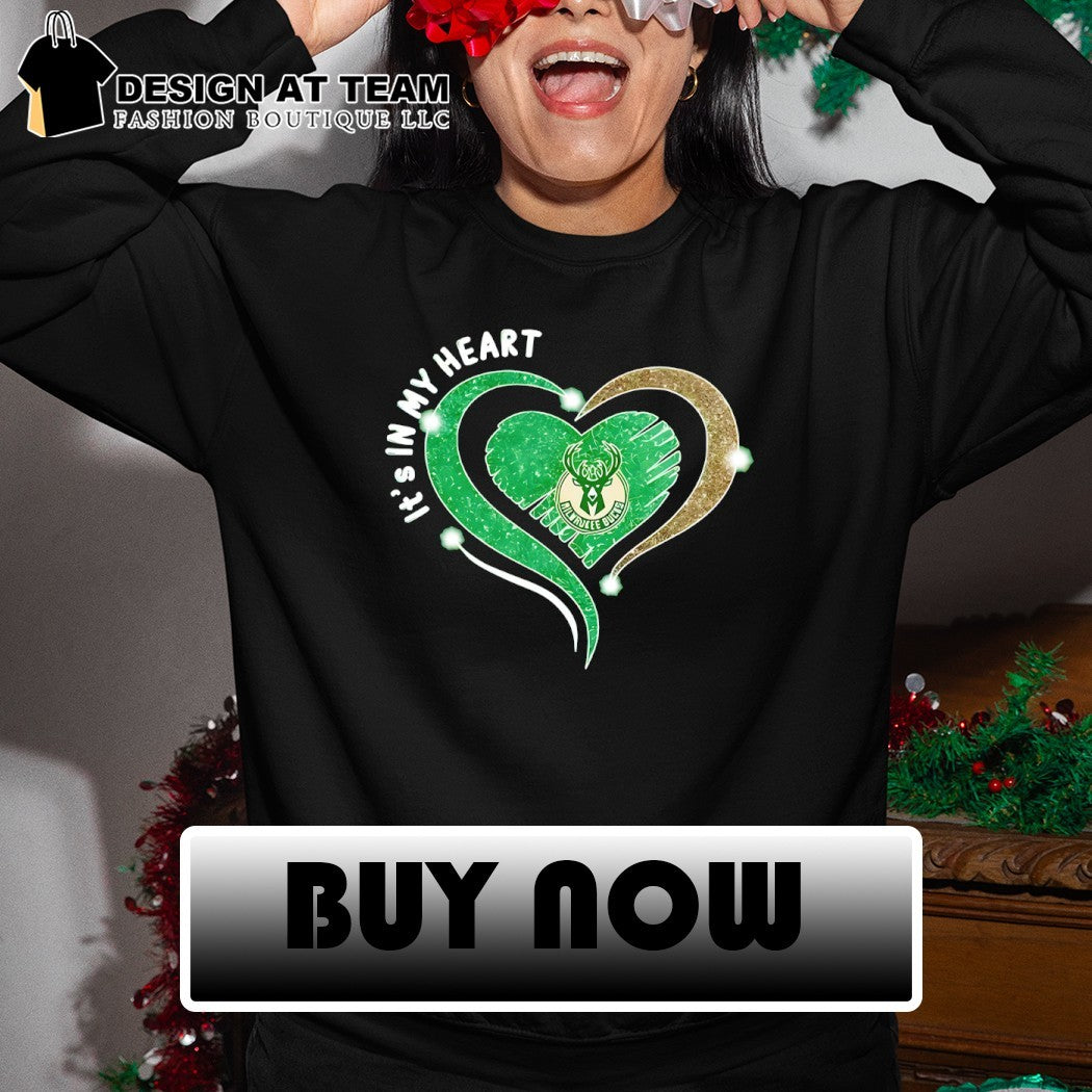 Milwaukee Bucks it’s in my Heart Basketball NBA 2026 shirt