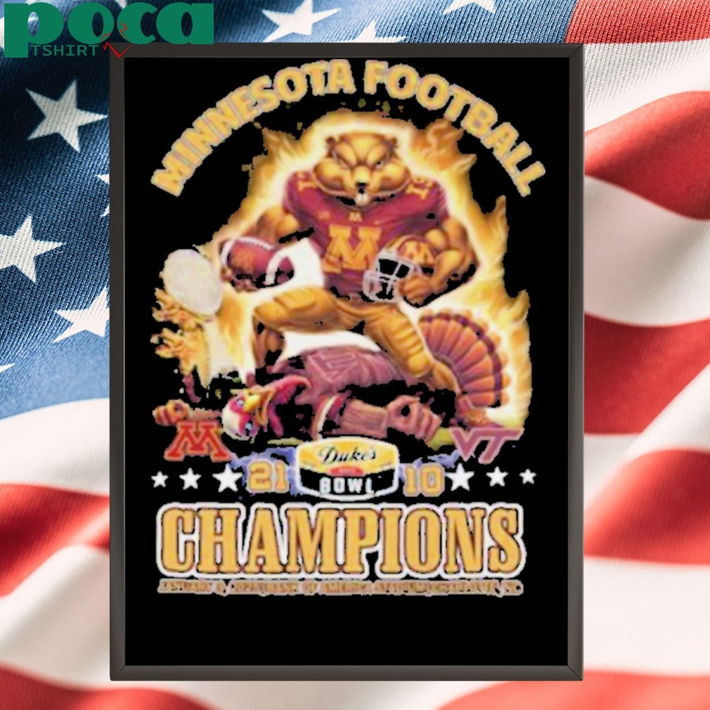 Minnesota Golden Gophers Football Duke’s Bowl Champions 2025 Shirt