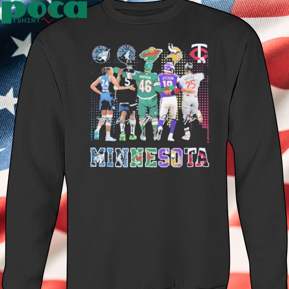 Minnesota Lynx Timberwolves Minnesota Wild Vikings Minnesota Twins shirt