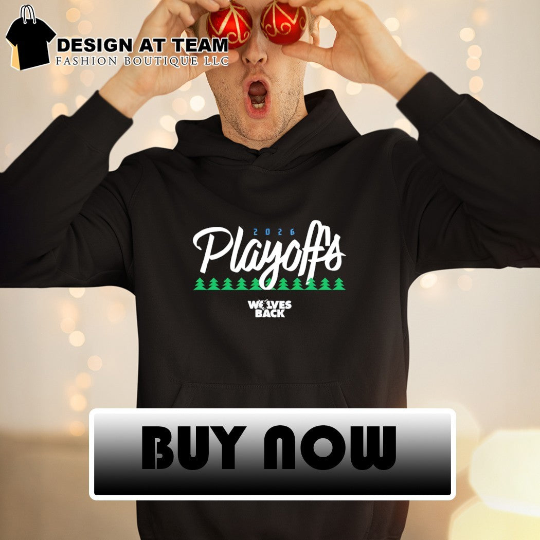 Minnesota Timberwolves Basketball 2026 Playoffs Wolves Back shirt