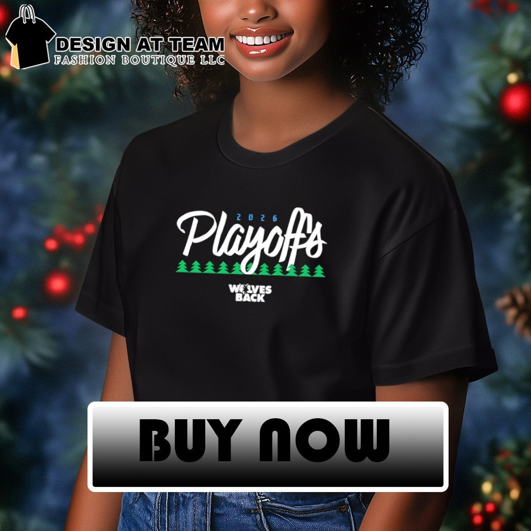 Minnesota Timberwolves Basketball 2026 Playoffs Wolves Back shirt