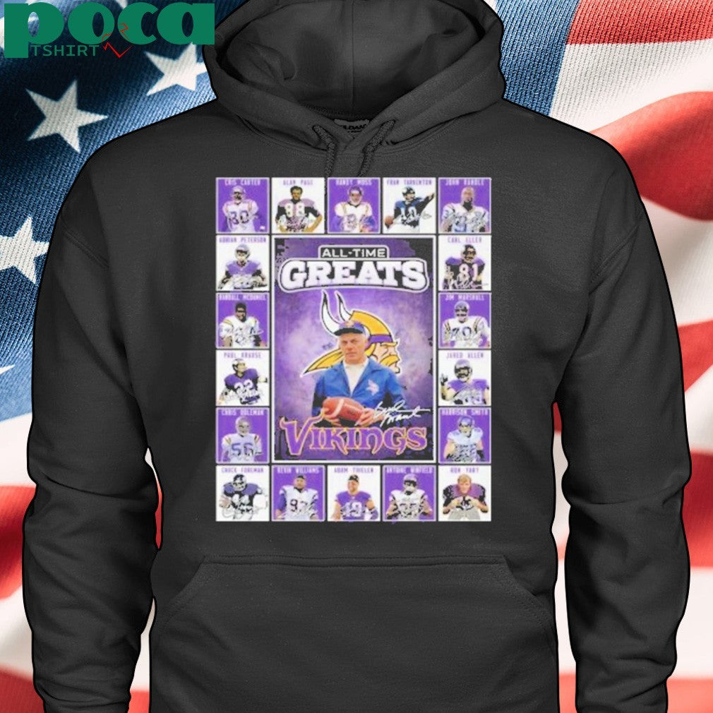 Minnesota Vikings All-Time Greats Of The Vikings Football 2025 Shirt