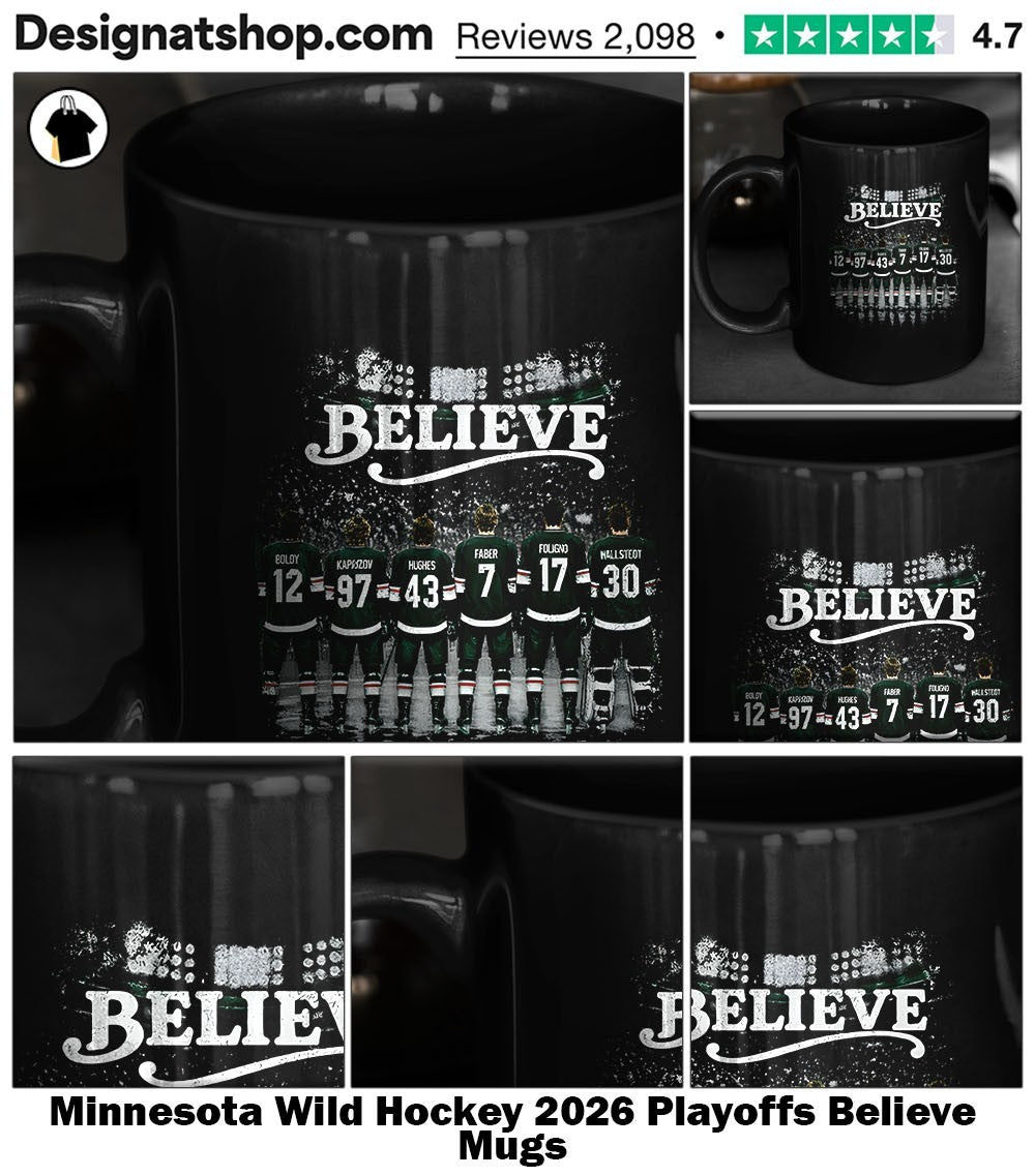 Minnesota Wild Hockey 2026 Playoffs Believe shirt