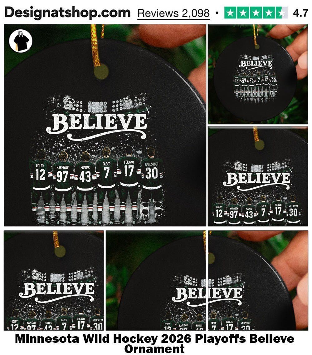 Minnesota Wild Hockey 2026 Playoffs Believe shirt