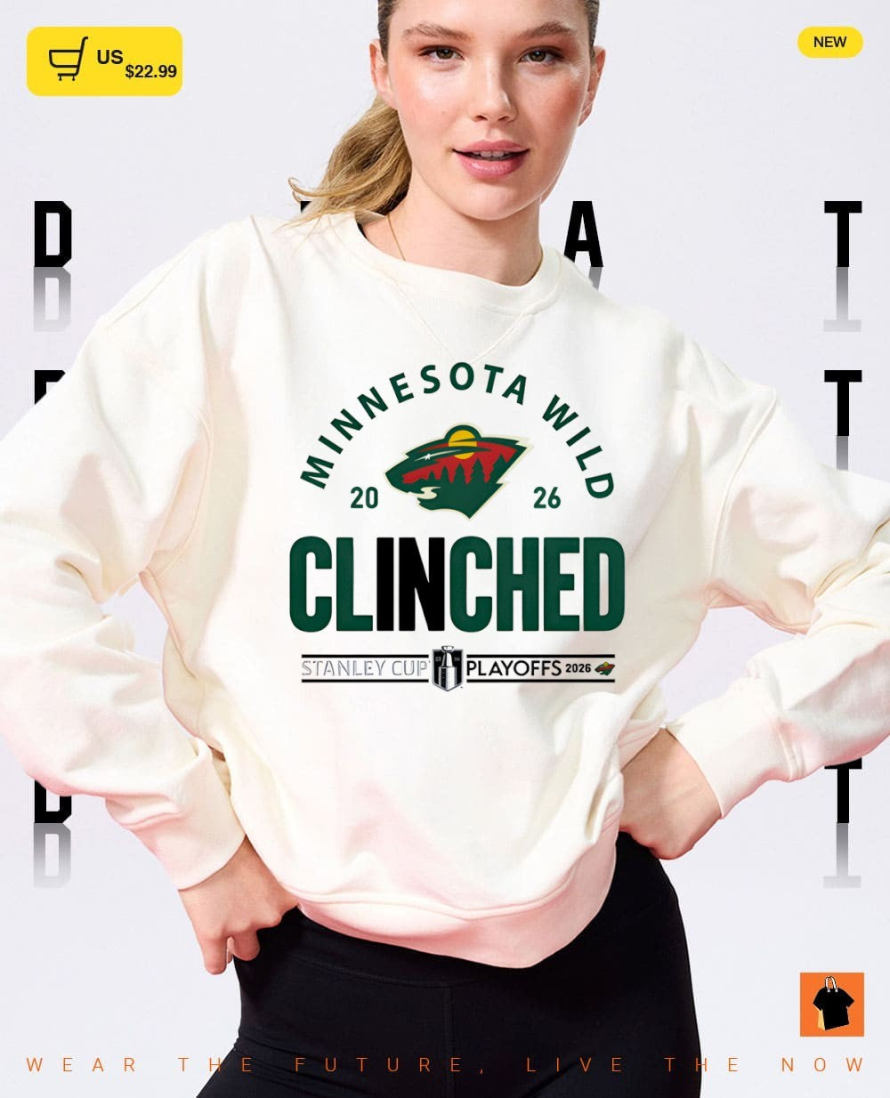 Minnesota Wild Hockey Clinched Stanley Cup Playoffs 2026 shirt