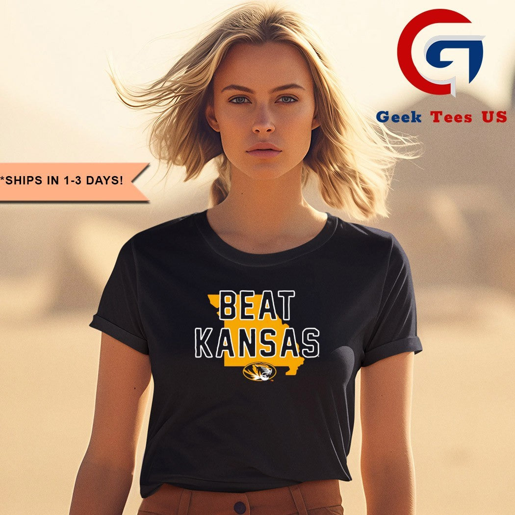 Missouri Tigers beat Kansas Jayhawks logo shirt