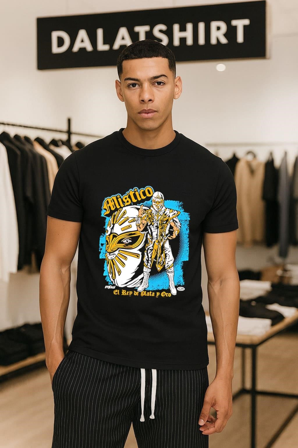 Mistico El Rey de Plata y Oro Lucha Libre shirt