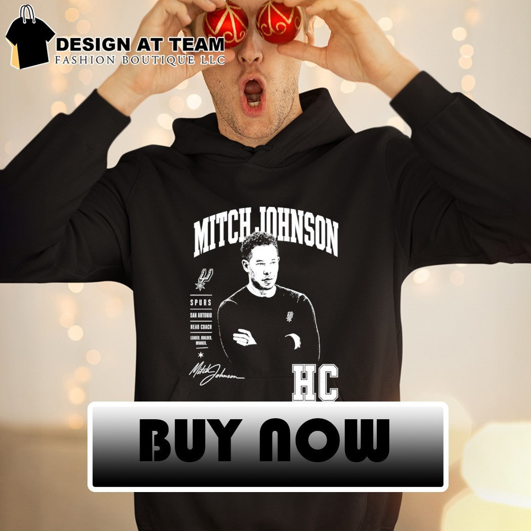Mitch Johnson Leader Builder Winner San Antonio Spurs Basketball NBA signature vintage shirt