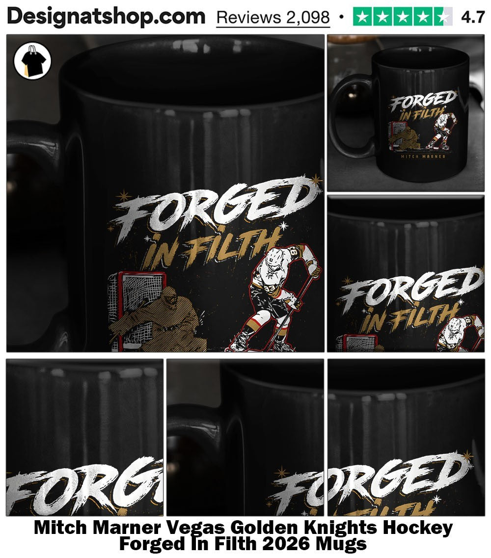 Mitch Marner Vegas Golden Knights Hockey Forged In Filth 2026 shirt