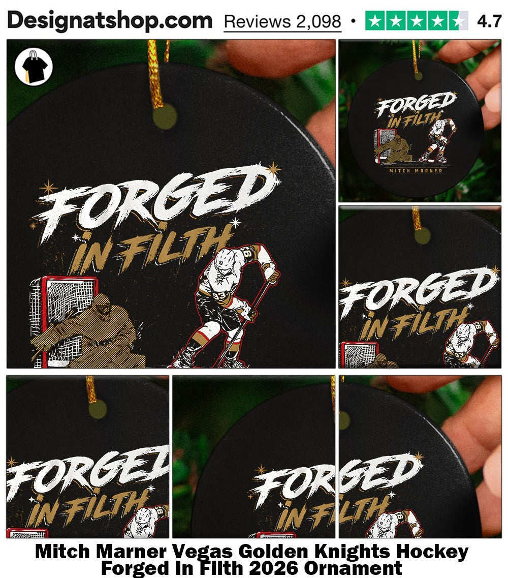 Mitch Marner Vegas Golden Knights Hockey Forged In Filth 2026 shirt