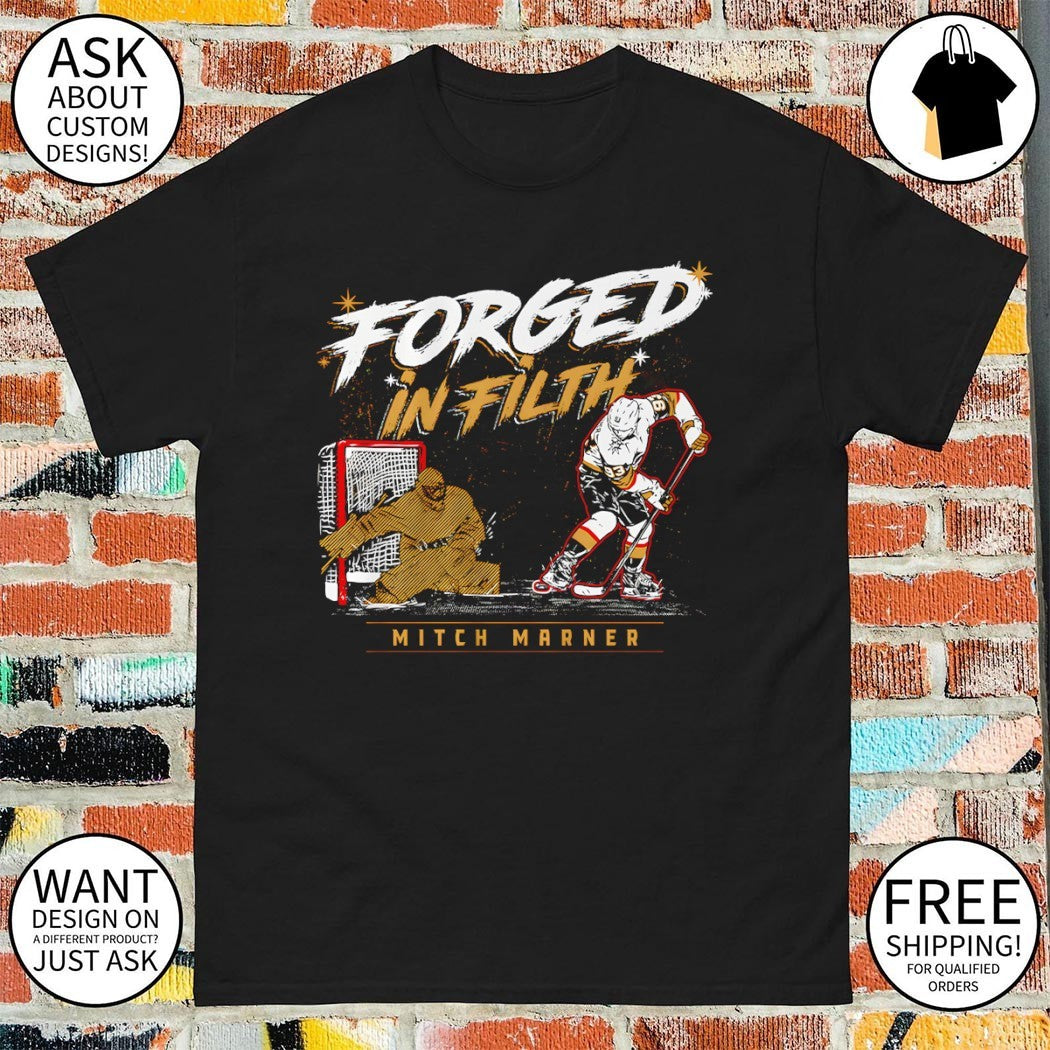 Mitch Marner Vegas Golden Knights Hockey NHL Forged In Filth 2026 shirt