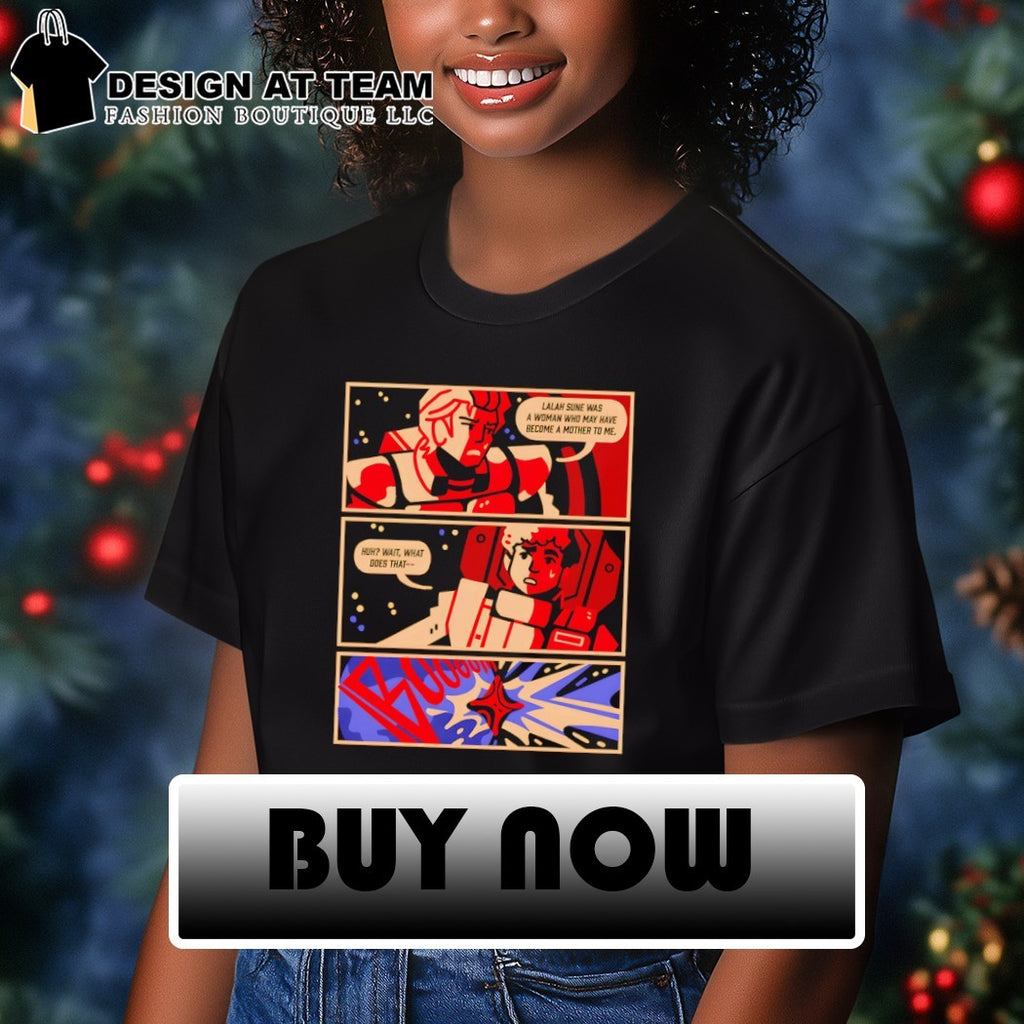 Mobile Suit Gundam lalah sune was a woman who may have become a mother to meroll credits shirt