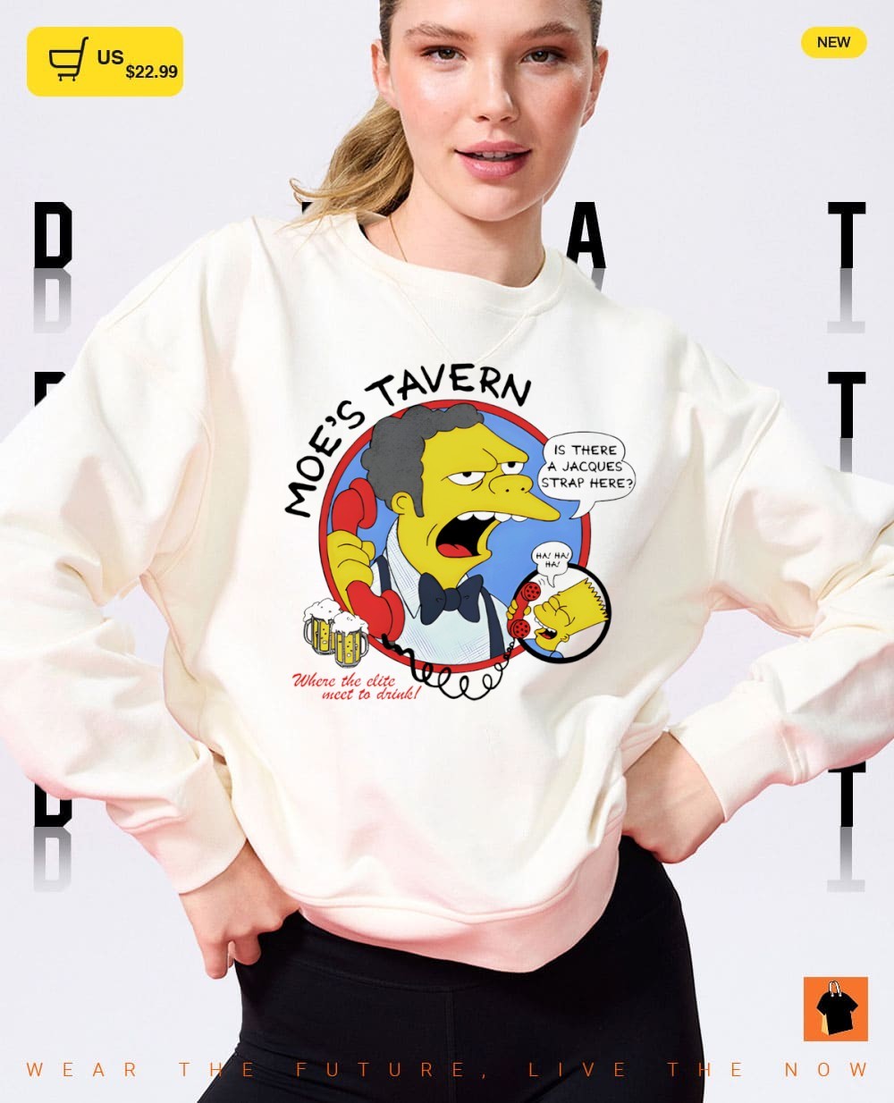 Moe’s Tavern Moe Szyslak is there a jacques strap here where the elite meet to drink shirt