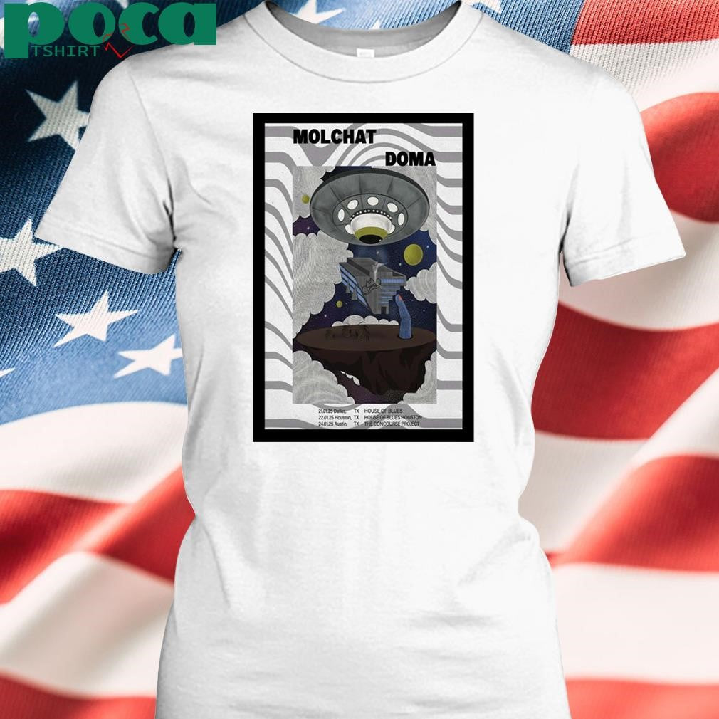 Molchat Doma January 2025 Tour Texas Unisex T-shirt