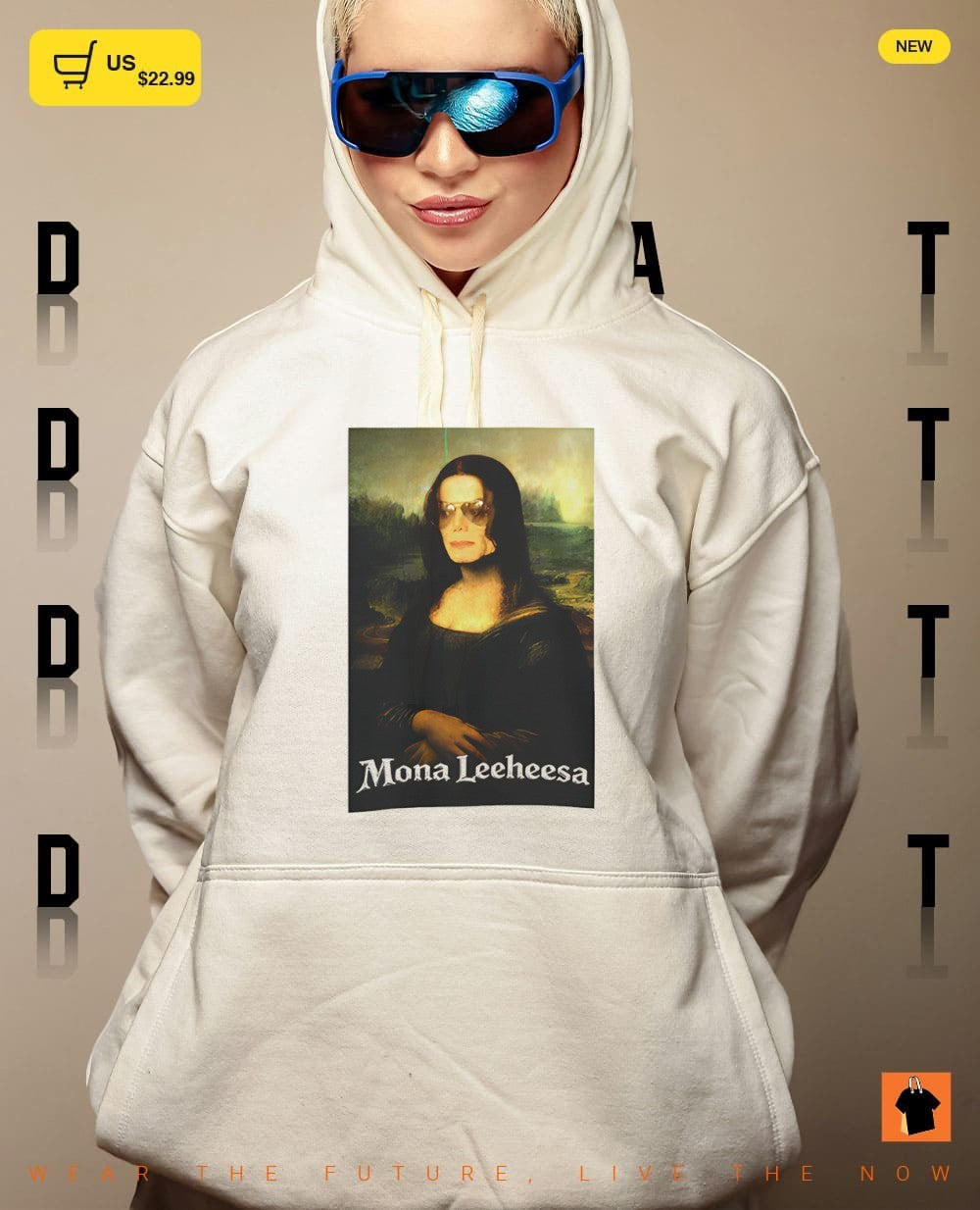 Mona Lisa Mona Leeheesa parody shirt