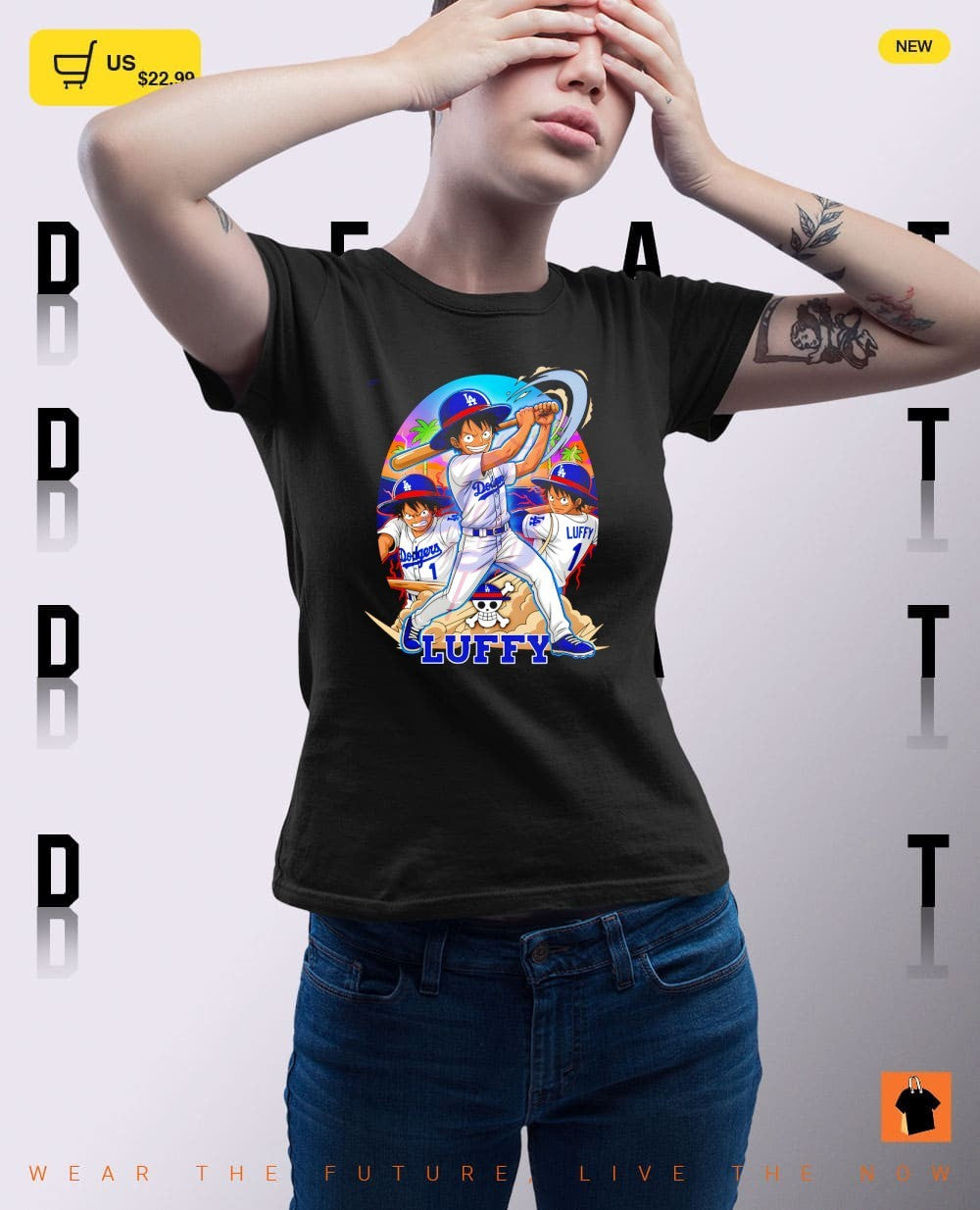 Monkey D. Luffy anime Los Angeles Dodgers Baseball graphic 2026 shirt