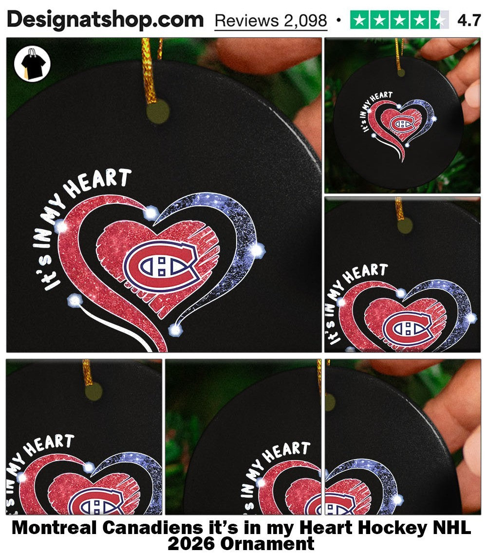 Montreal Canadiens it’s in my Heart Hockey NHL 2026 shirt