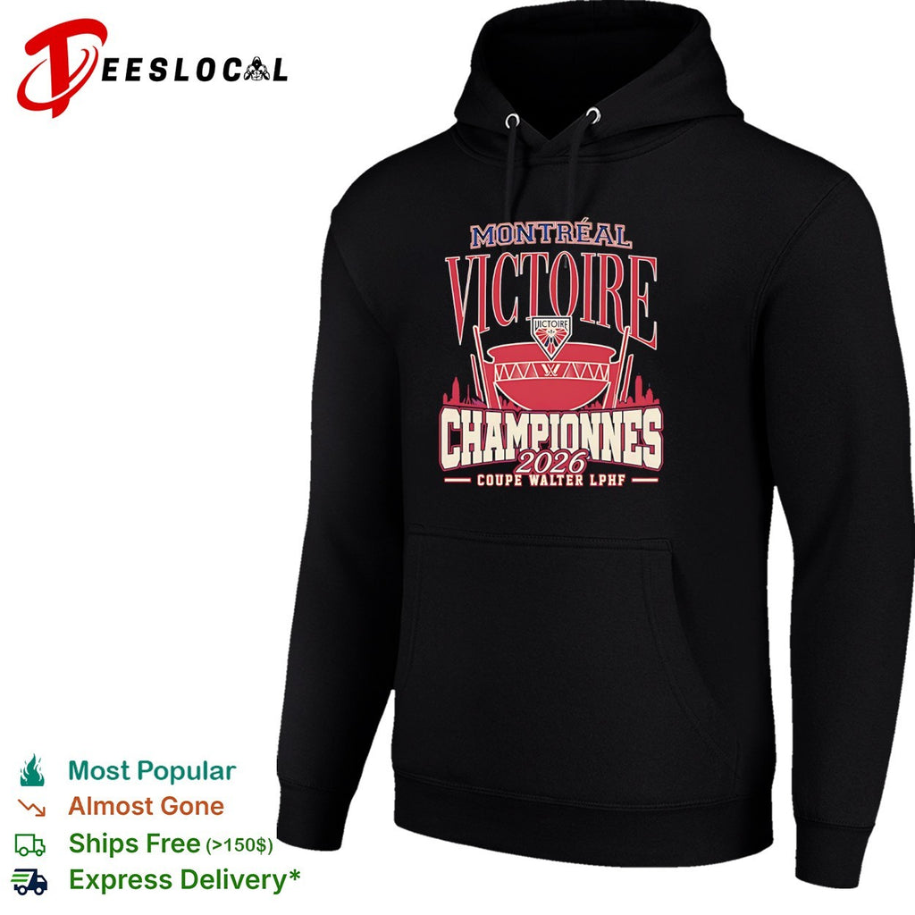 Montreal Victoire championnes 2026 coupe Walter LPHF trophy shirt