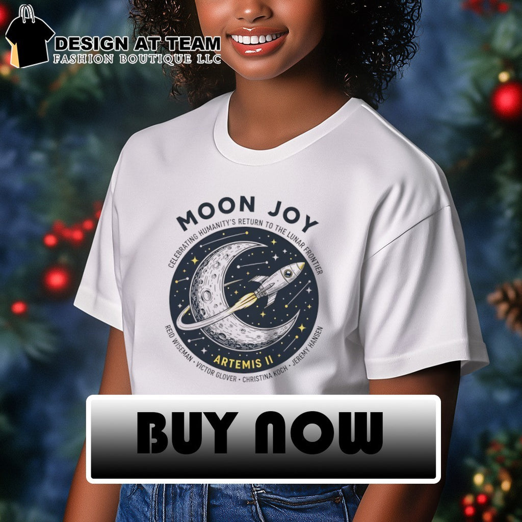 Moon Joy Artemis II Lunar Mission celebrating humanity’s return to the lunar frontier shirt