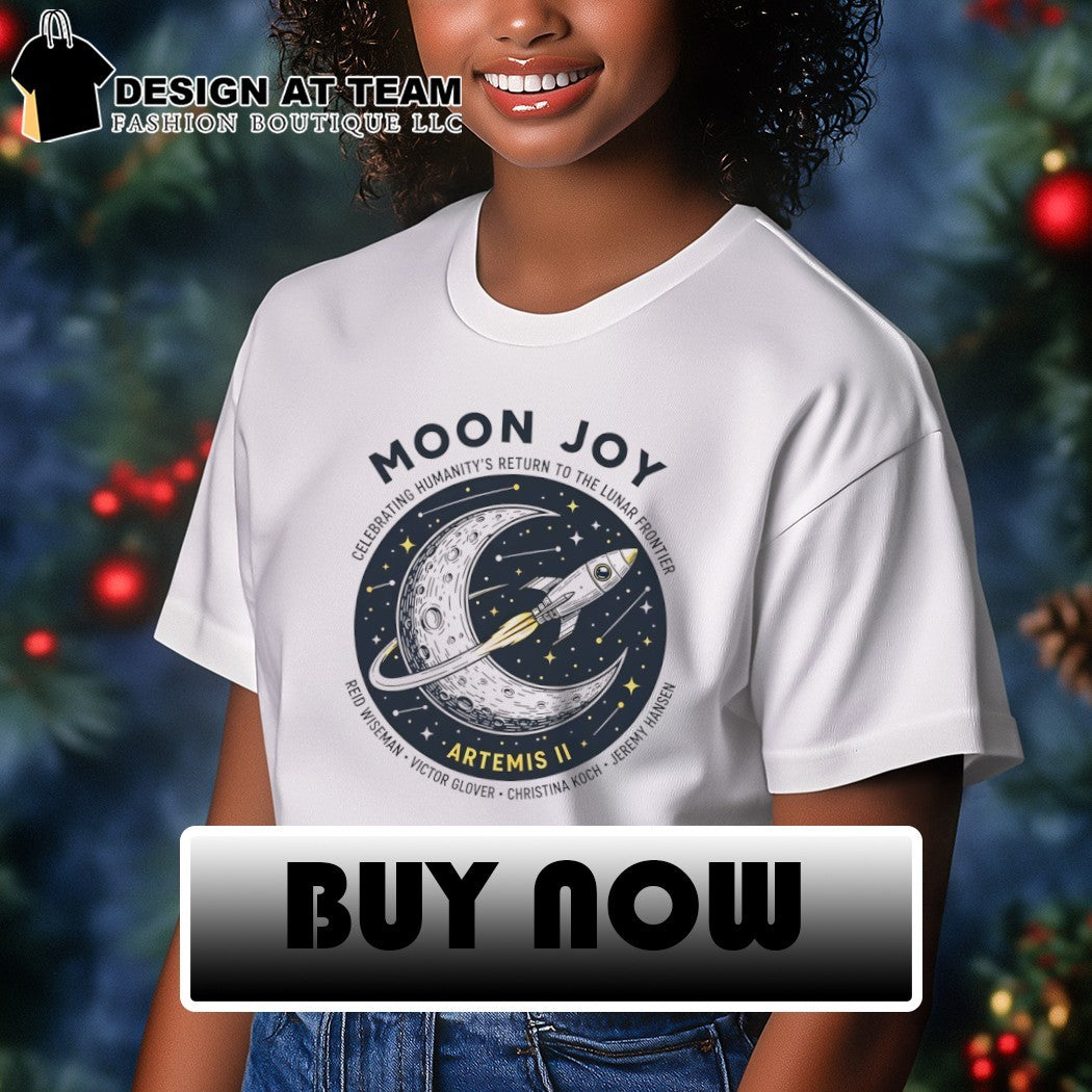 Moon Joy Artemis II Lunar Mission celebrating humanity’s return to the lunar frontier shirt
