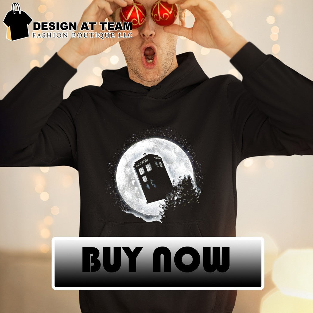Moonlight time machine doctor who featuring the tardis shirt
