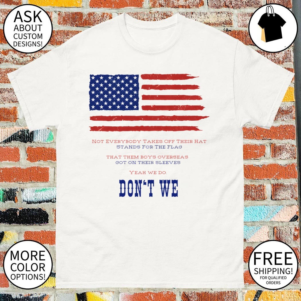 Morgan Vintage Don’t We Still the Problem 2026 Tour American Flag shirt