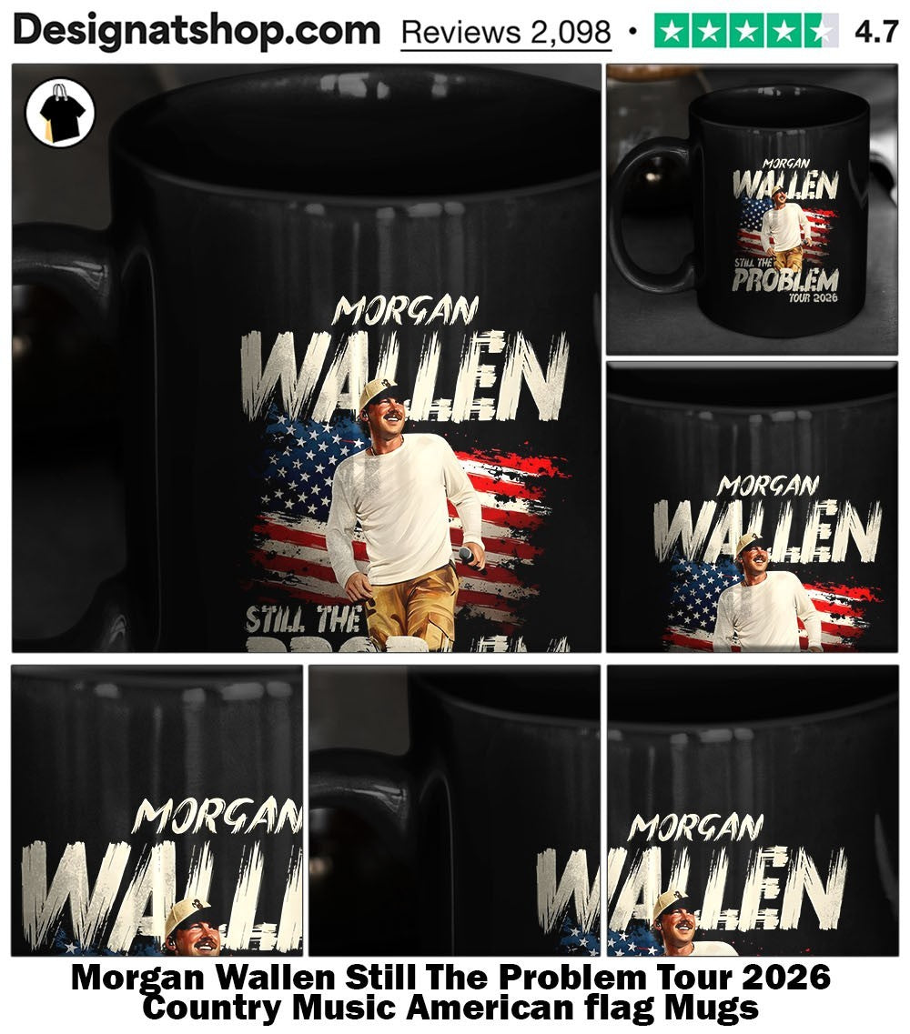 Morgan Wallen Still The Problem Tour 2026 Country Music American flag shirt