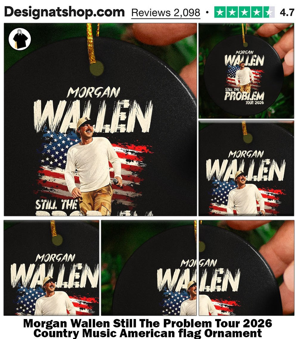 Morgan Wallen Still The Problem Tour 2026 Country Music American flag shirt