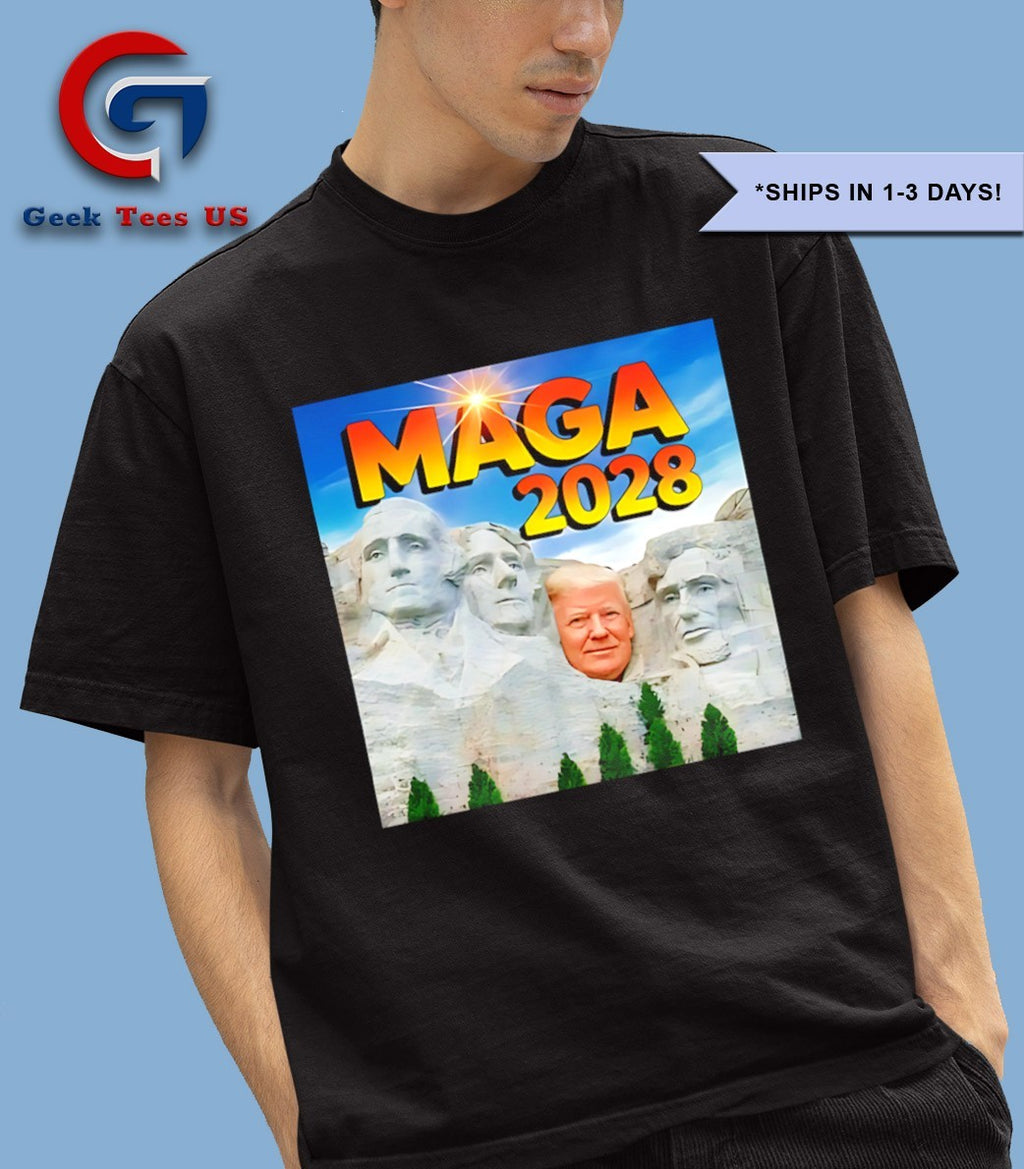 Mount Rushmore Trump MAGA 2028 shirt