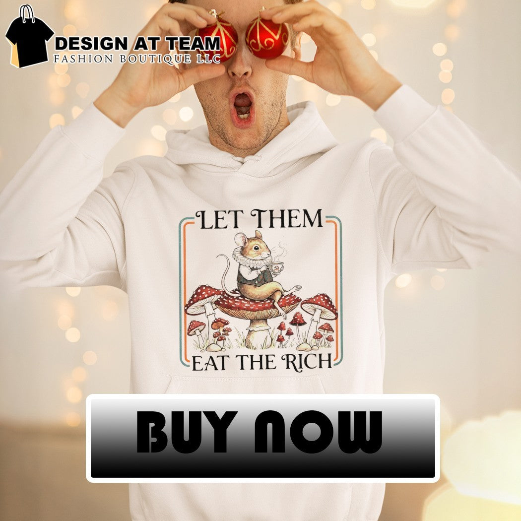 Mouse anthropomorphic animal creature let them eat the rich shirt