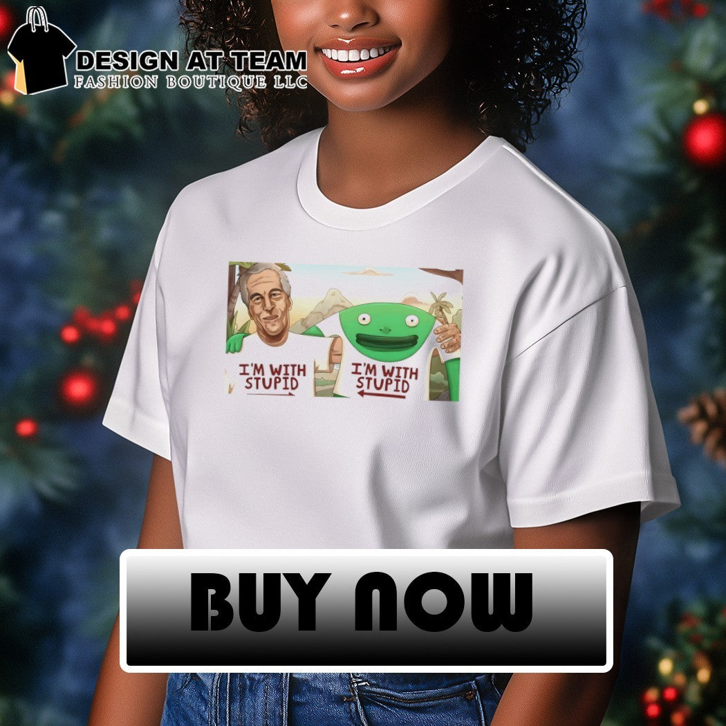 Mr. Frog Epstein Files I’m with stupid shirt