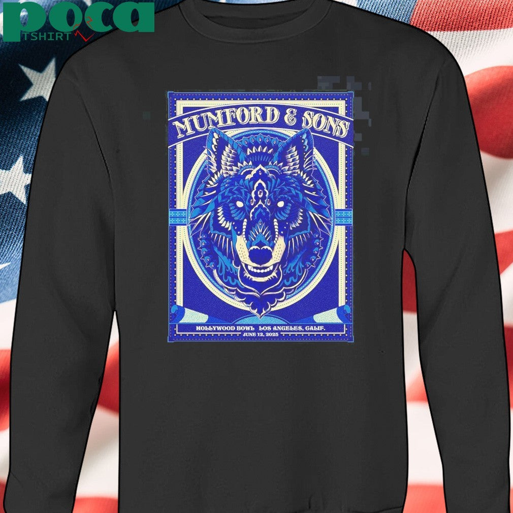 Mumford And Sons At Hollywood Bowl In Los Angeles Galif On June 12 2025 shirt