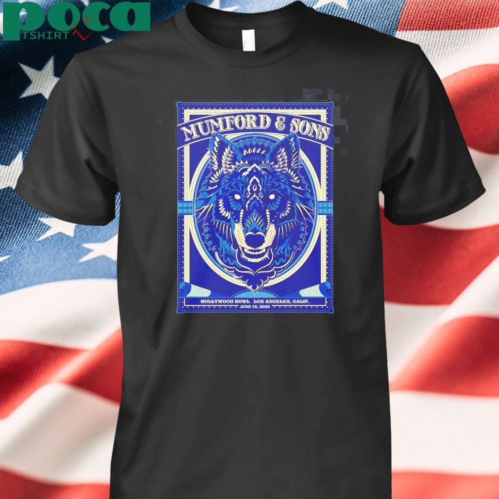 Mumford And Sons At Hollywood Bowl In Los Angeles Galif On June 12 2025 shirt