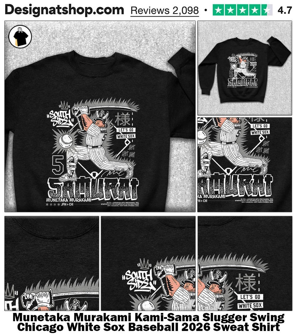 Munetaka Murakami Kami-Sama Slugger Swing Chicago White Sox Baseball 2026 shirt