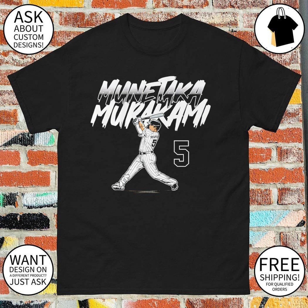 Murakami Munetaka Chicago White Sox Baseball Slugger Swing Number MLB 2026 shirt