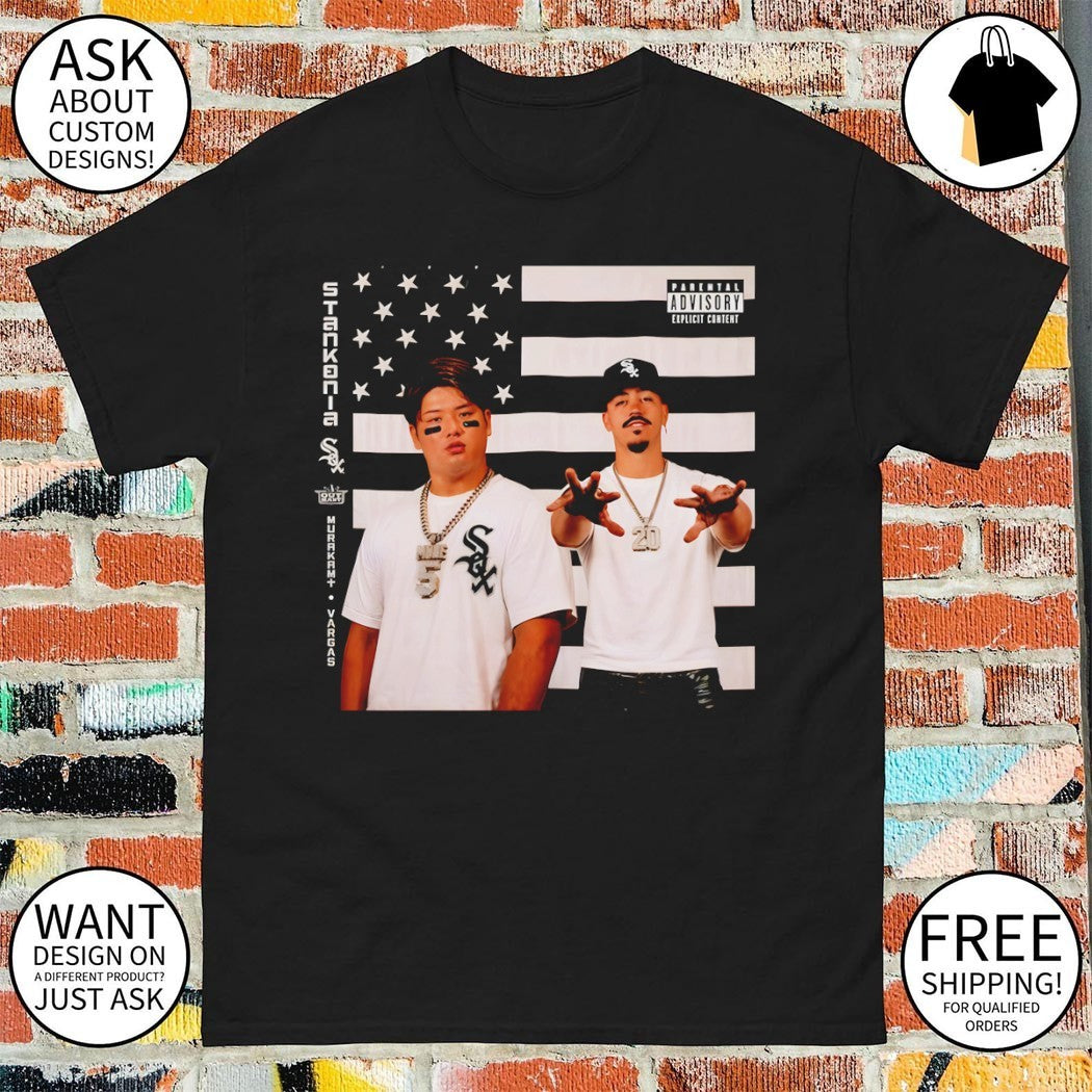 Murakami Munetaka Miguel Vargas Chicago White Sox Baseball American flag shirt