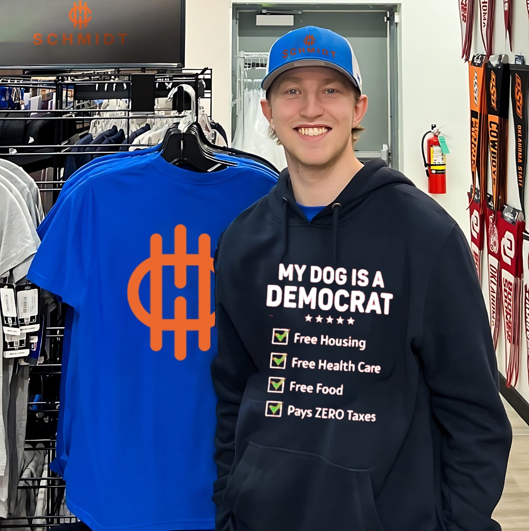 My Dog Is a Democrat Free Housing Health Care Food Zero Taxes shirt